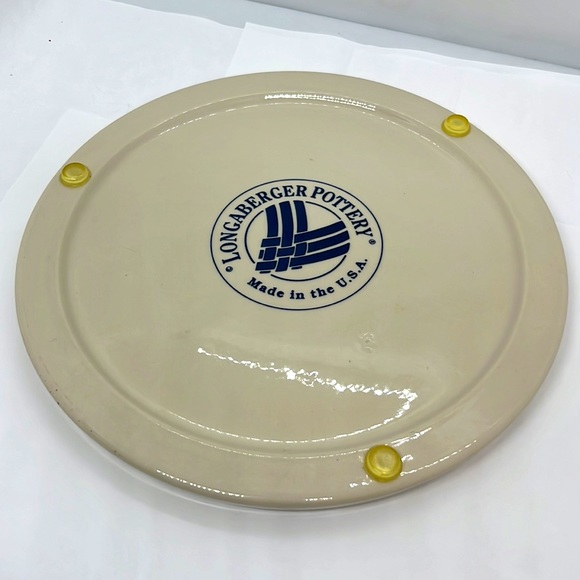 Longaberger Pottery Woven Traditions Trivet - Picture 2 of 3